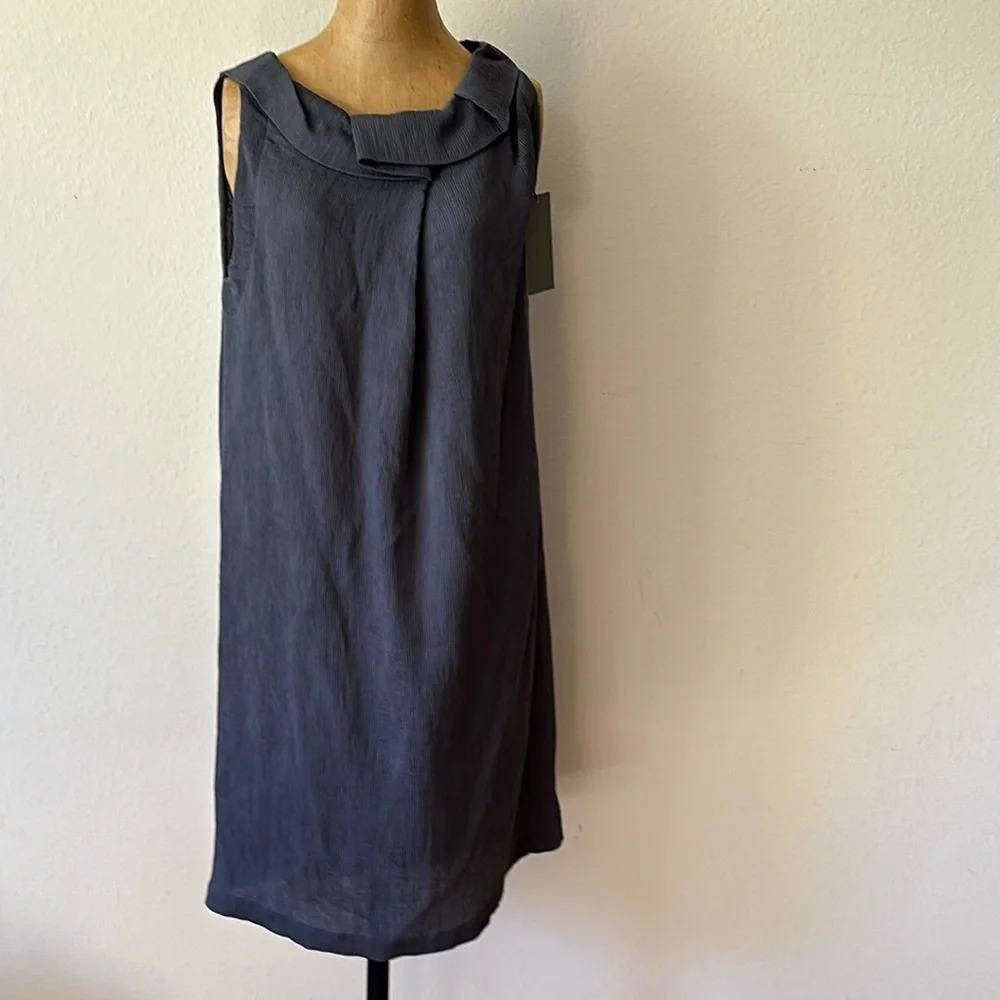 Porto SF Origami Dress Patina Z sz 1, US 6 NWT side zip 20”x35.5” new condition